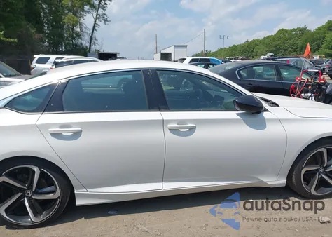 2021 Honda Accord Sport из США, поврежденный, VIN 1HGCV1F3XMA109881